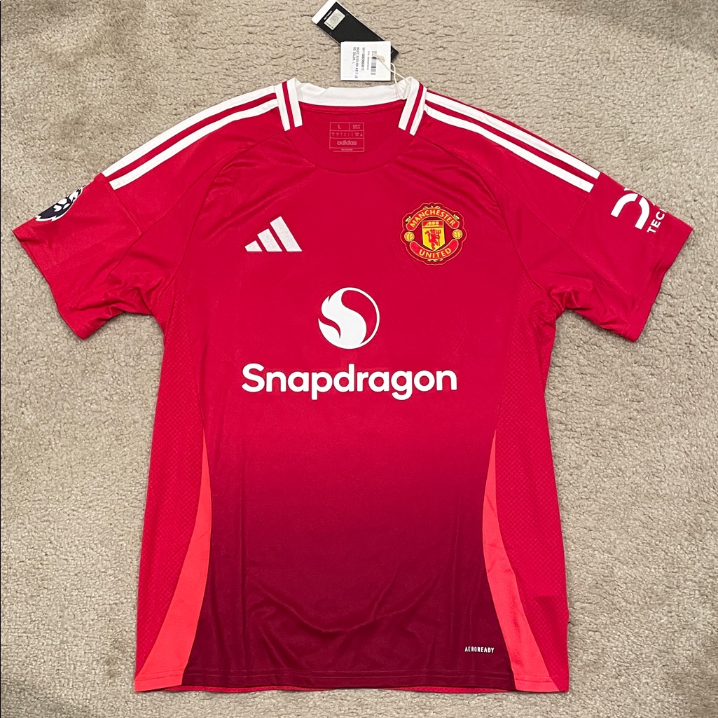 Adidas Garnacho Manchester United Home Jersey 24/25 Men Size L Nwt